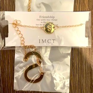 ‘S’ Necklace and Anklet